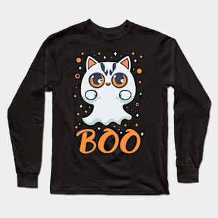 Boo Cat Version 1 Long Sleeve T-Shirt